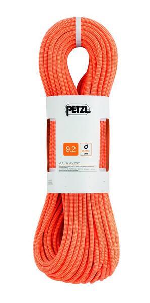 Lano Petzl Volta 9,2 mm 60 m Dry orange