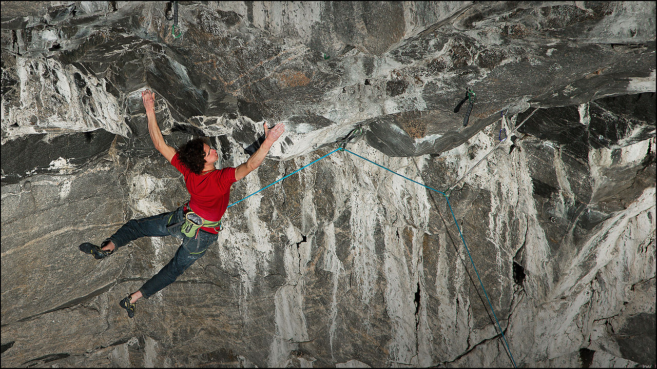 Adam Ondra - Change 9b+ (photo by Petr Pavlíček)